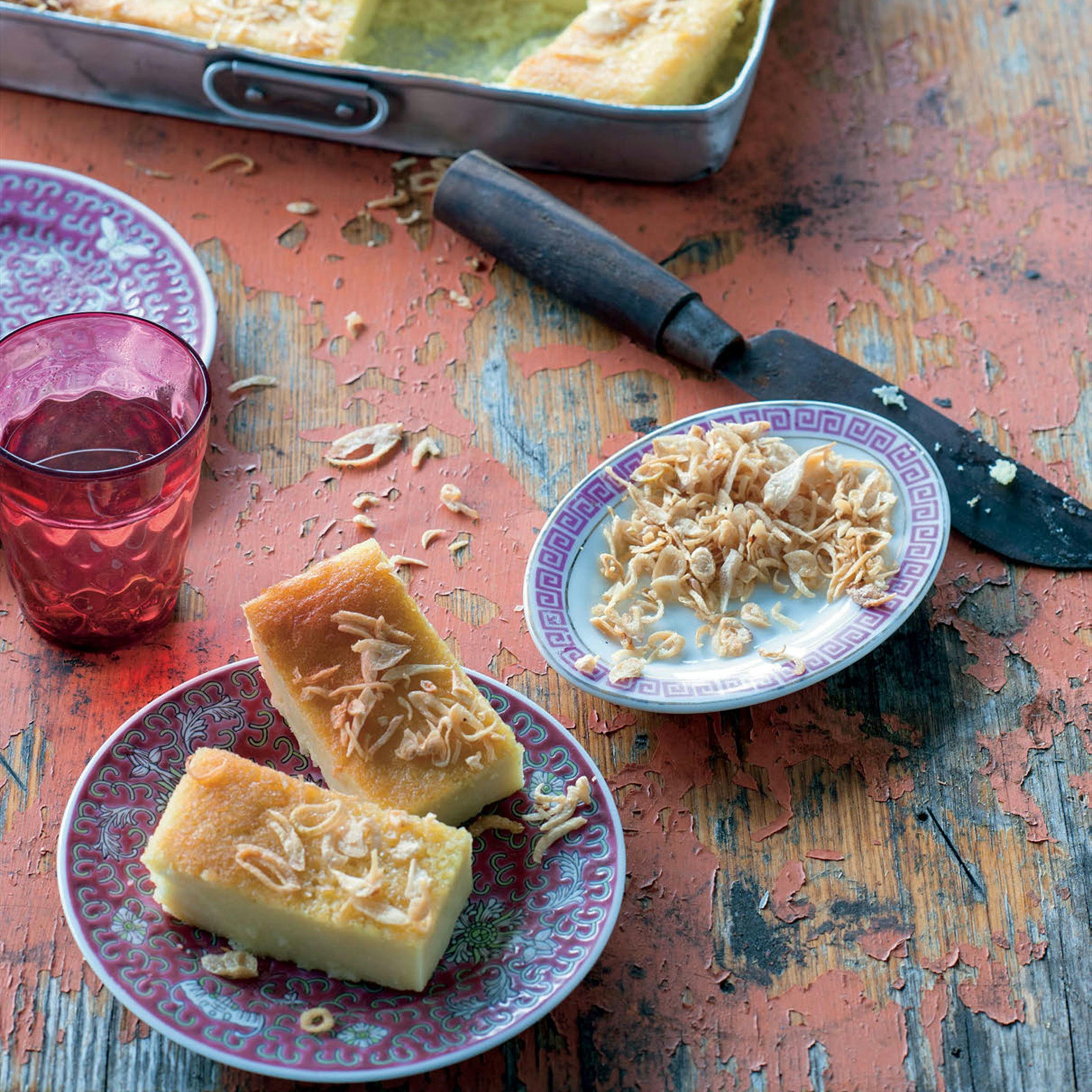 Mung bean custard