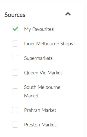 Search your favourites