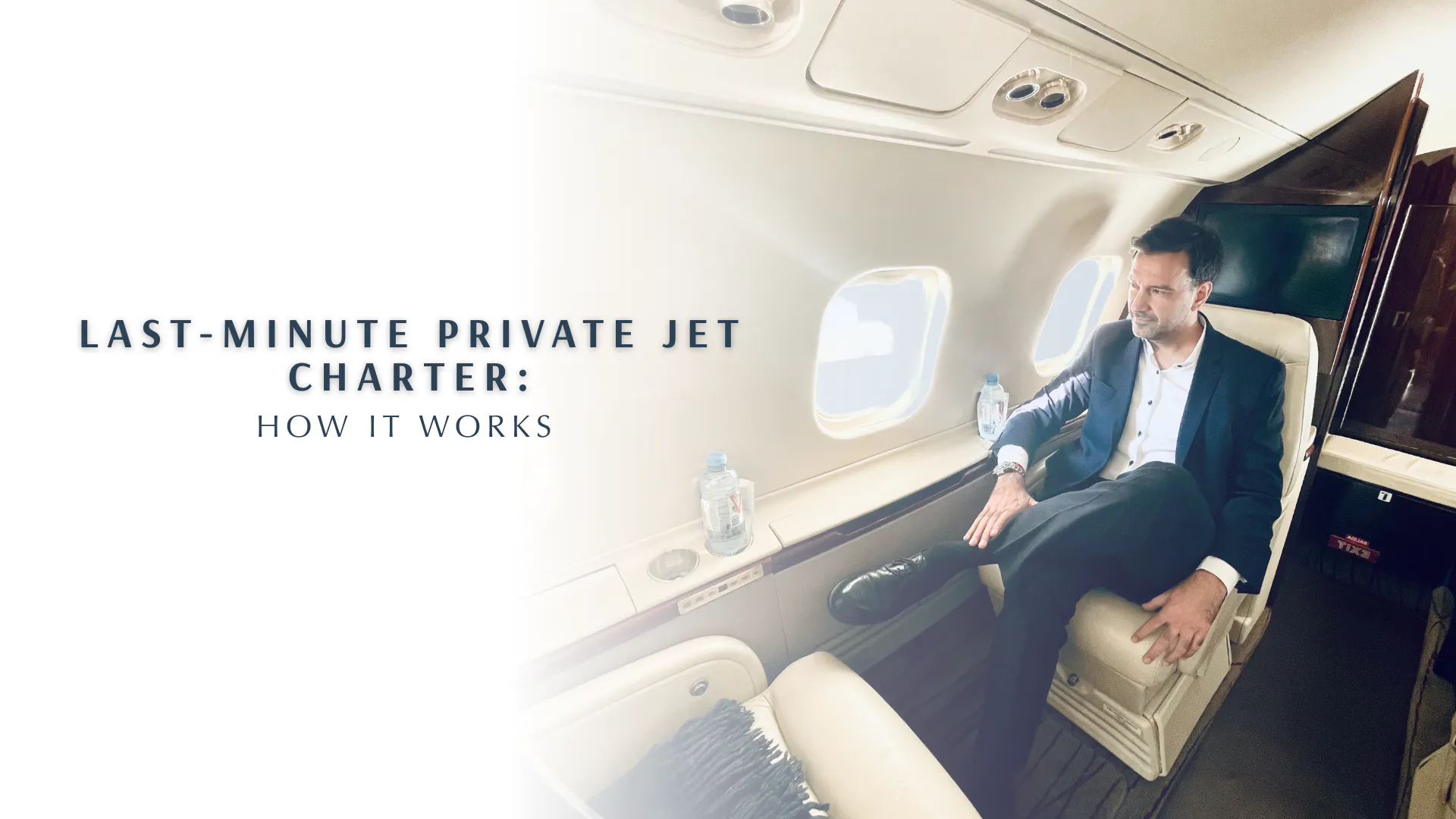 Last-Minute Private Jet Charter: How It Works