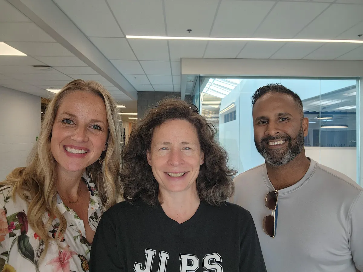 Kathleen, TIna and Donovan, Teacher Winners