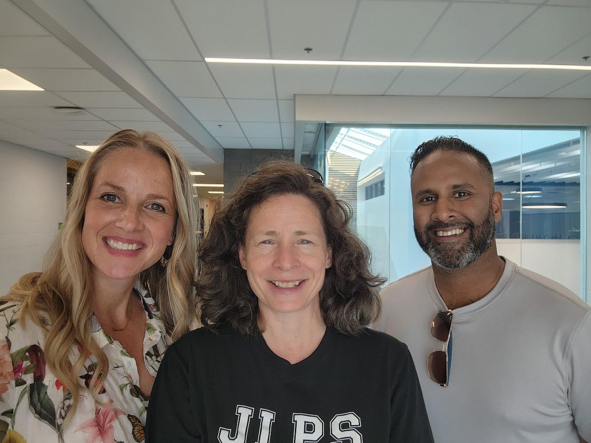 Kathleen, TIna and Donovan, Teacher Winners