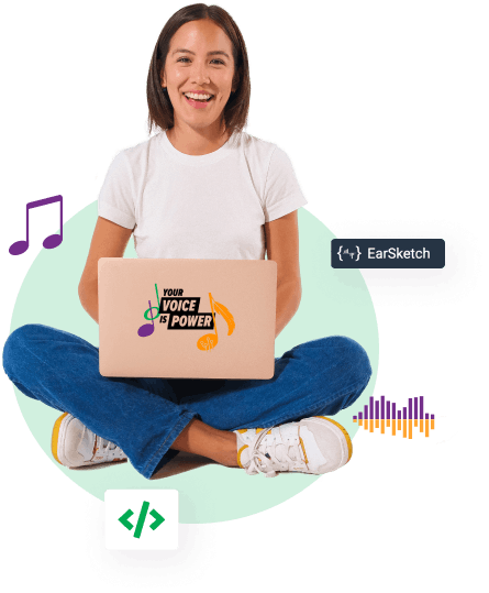 Girl with laptop