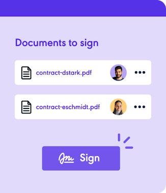 Streamline the signature of your documents