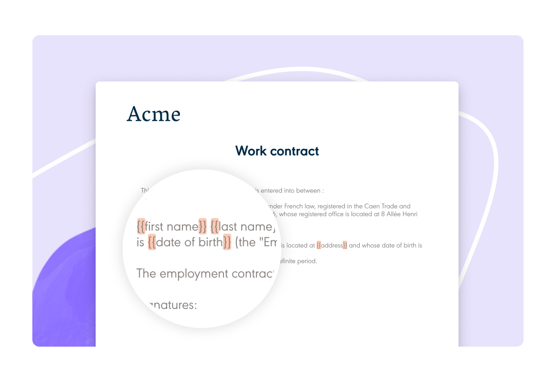 Forms for automated document generation