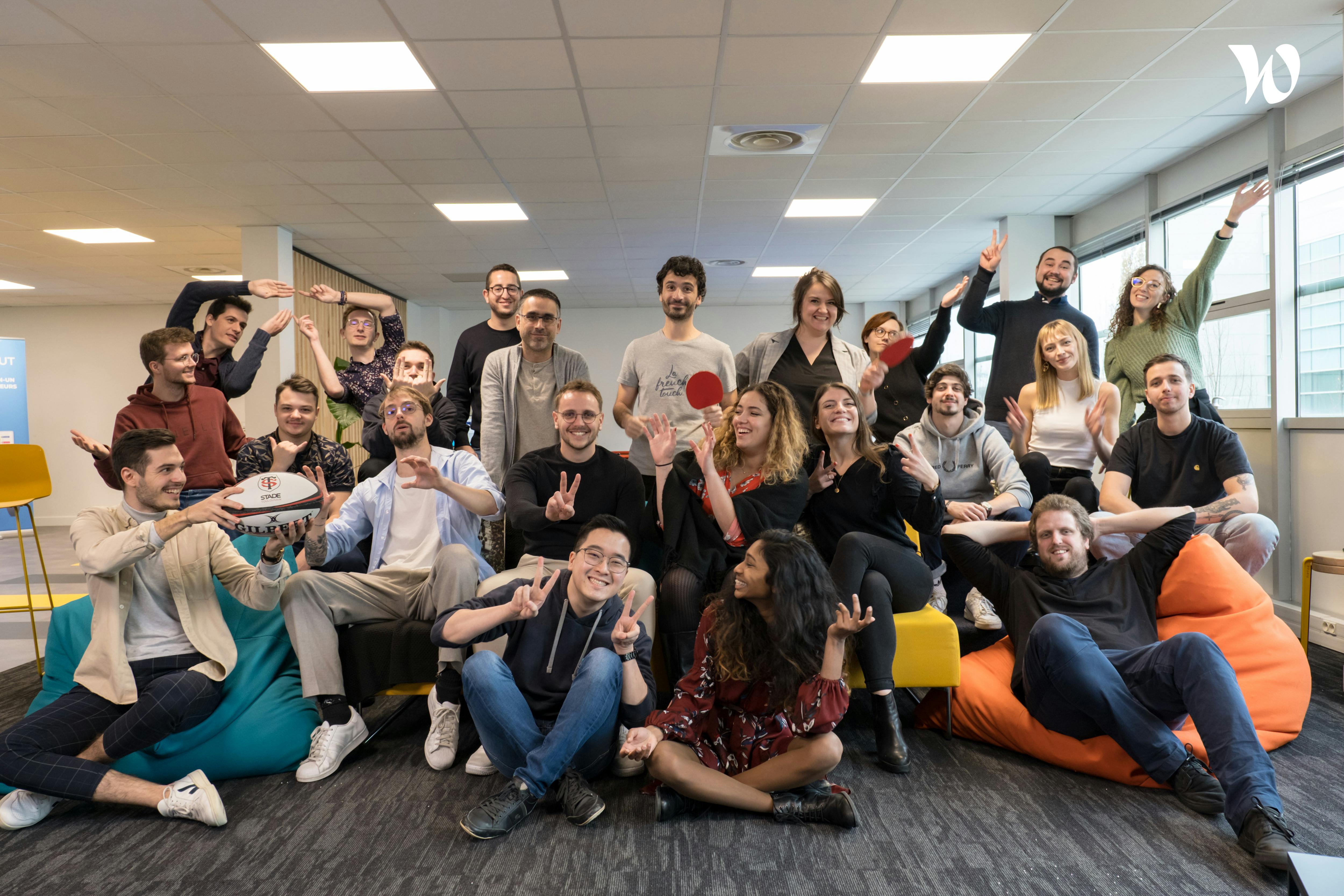 Les membres de l’équipe d’Axonaut