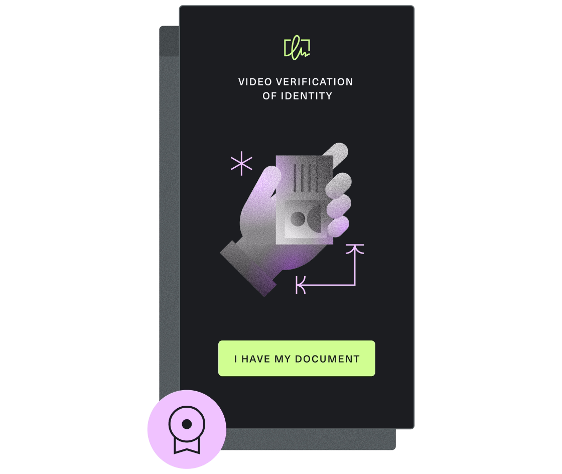 QES : Video verification of identity document