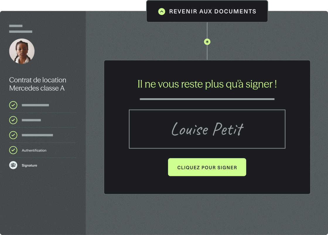 QES : balayez pour signer