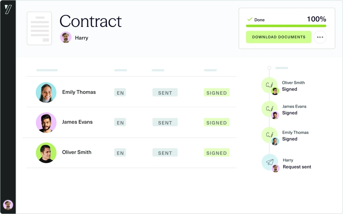 Track and speed up signatures