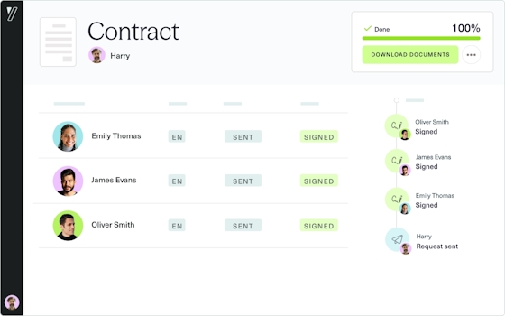 Track and speed up signatures