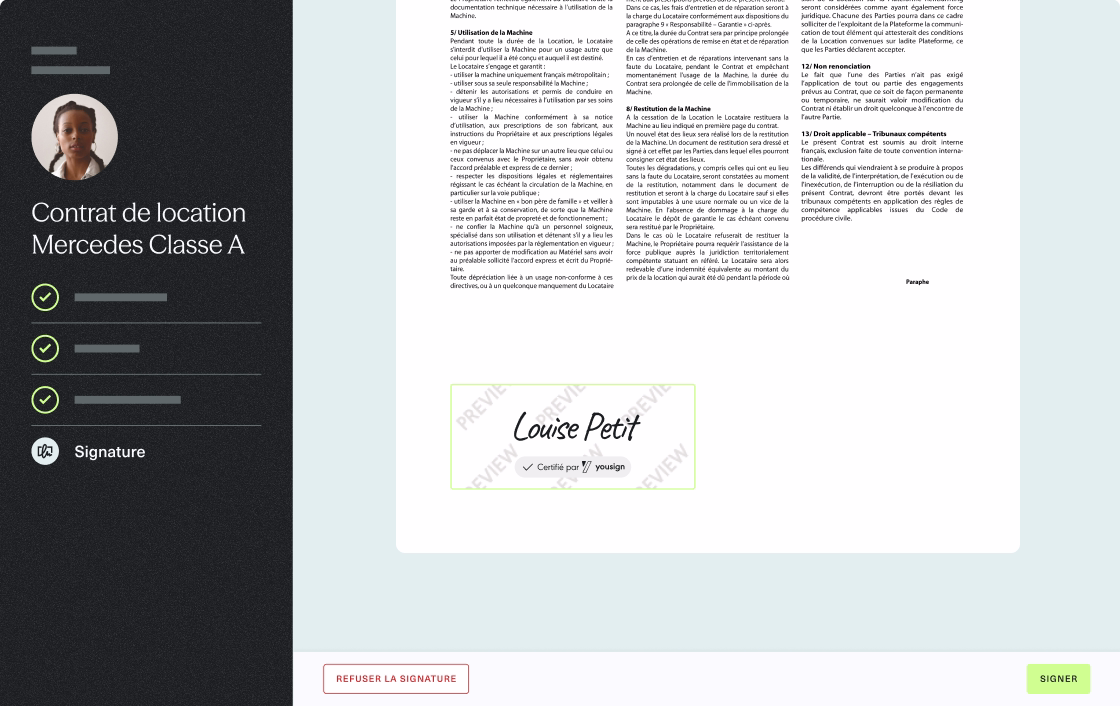 workflow signature PDF