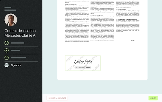 workflow signature PDF