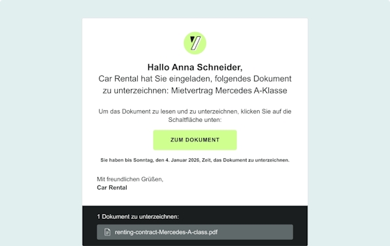 E-Mail-Einladung