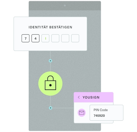 Authentifizierung mittels PIN Code