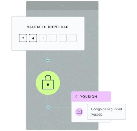 Autentificación mediante un código PIN