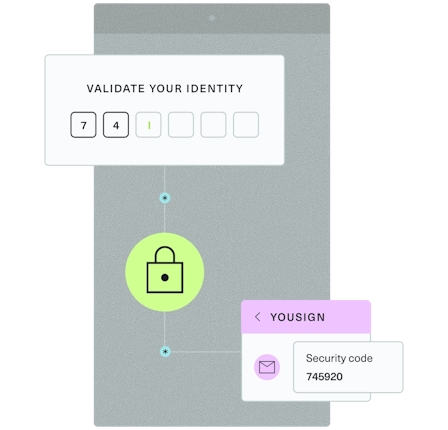 Authentication through a security code
