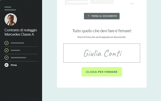 Firma elettronica del documento