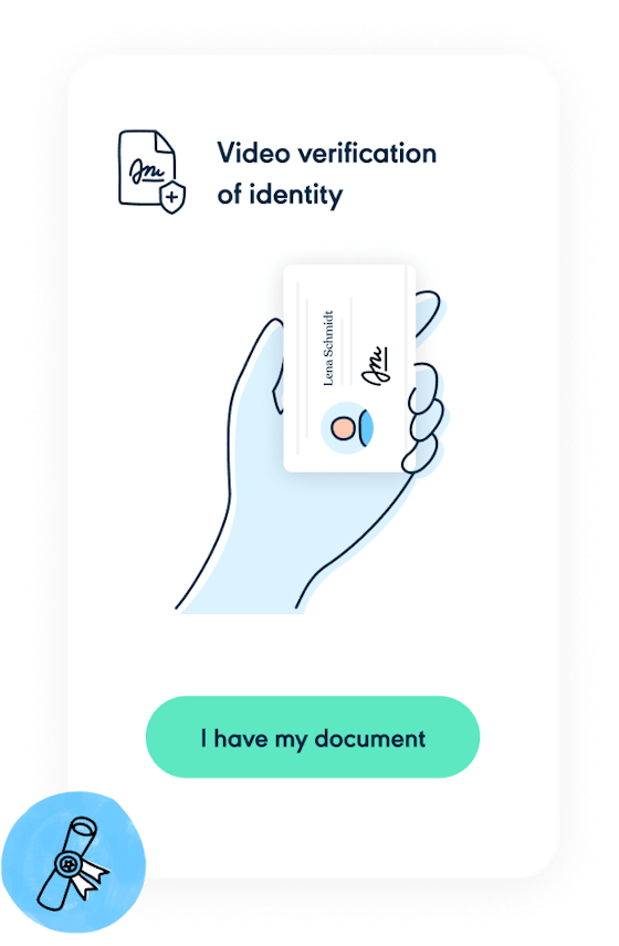 QES : Video verification of identity document