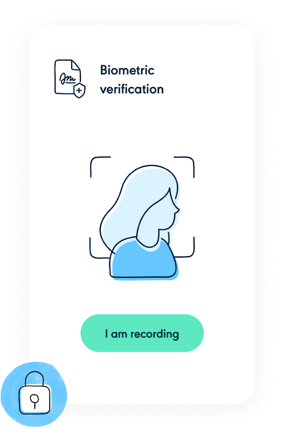 QES : facial verification via video
