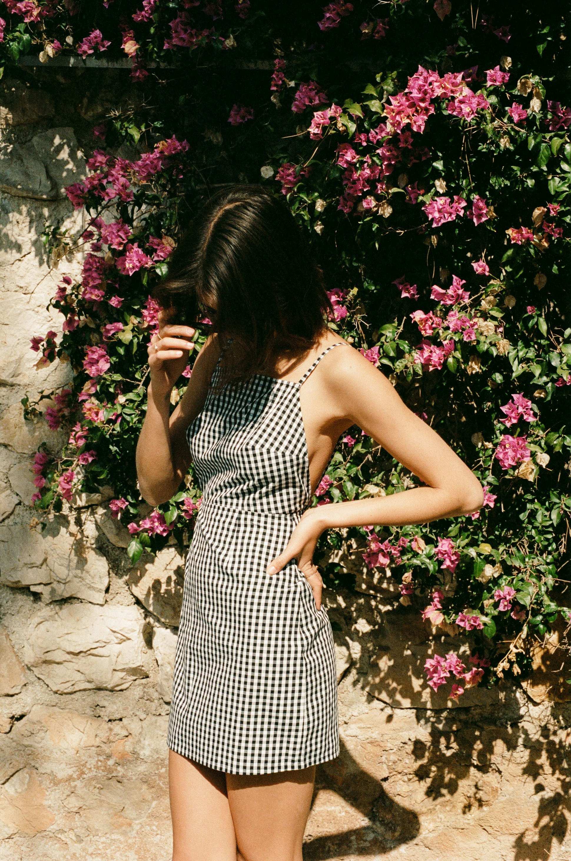 Robe promenade d'été vichy