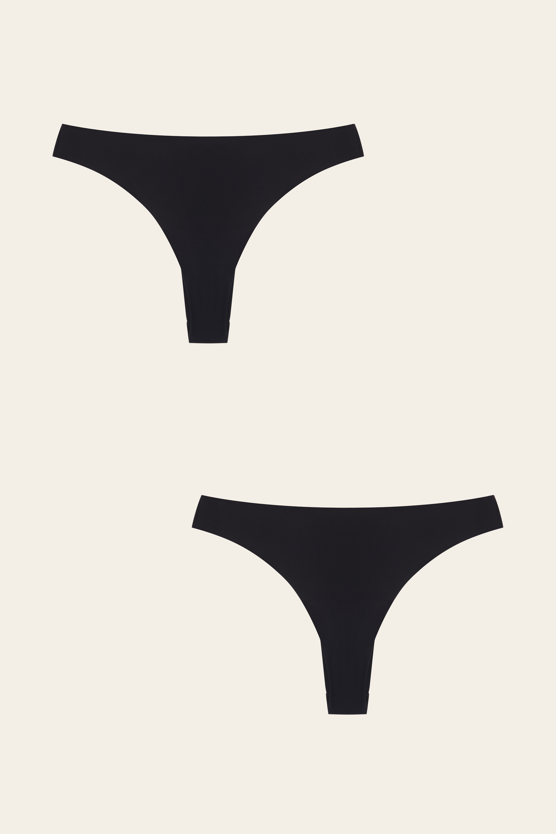 Essentials Damen Tanga 6er-Pack - Mikrofaser High-Waist String