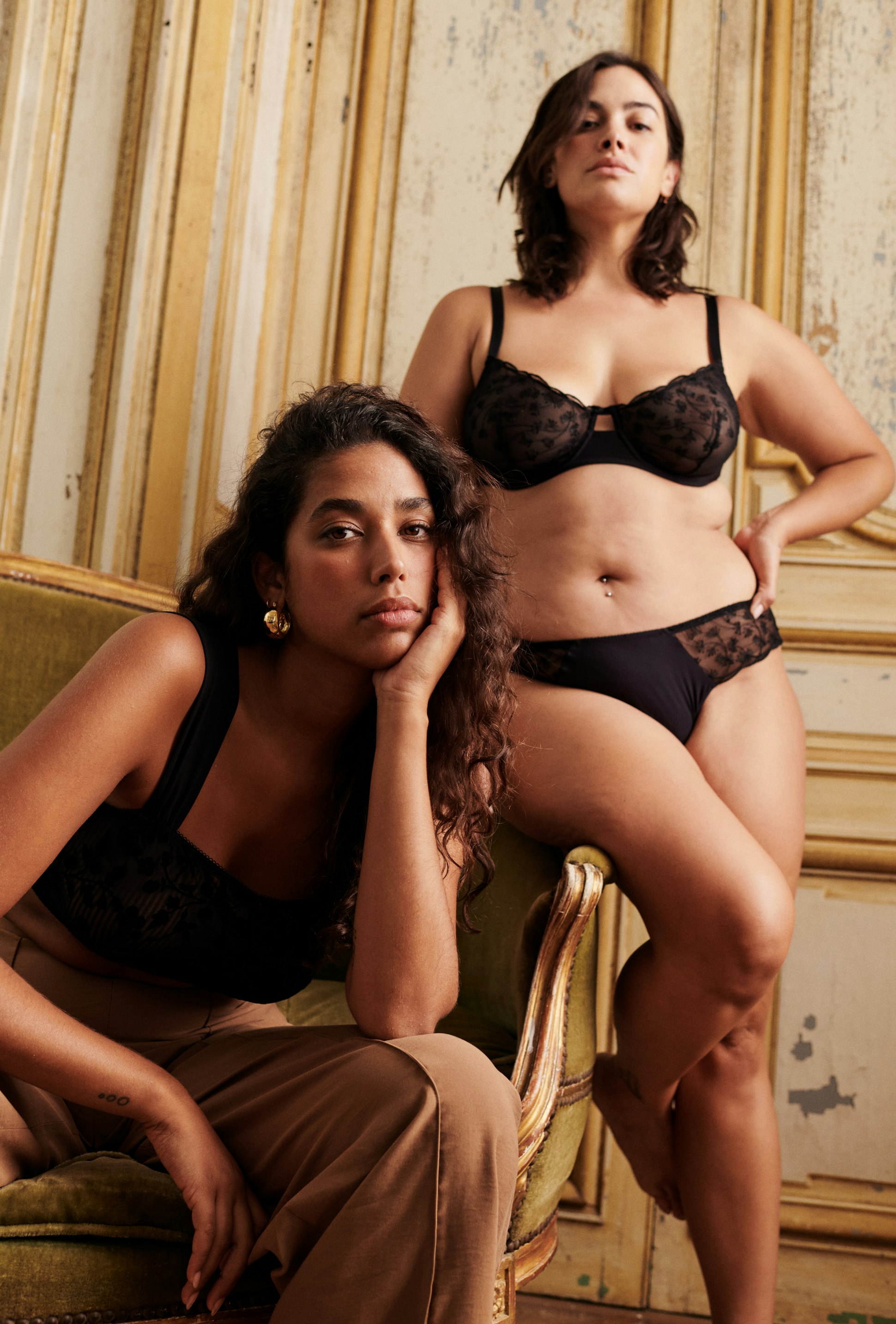 Ysé Bandeau La nuit tombe et Corbeille L'aurore Noir Duo