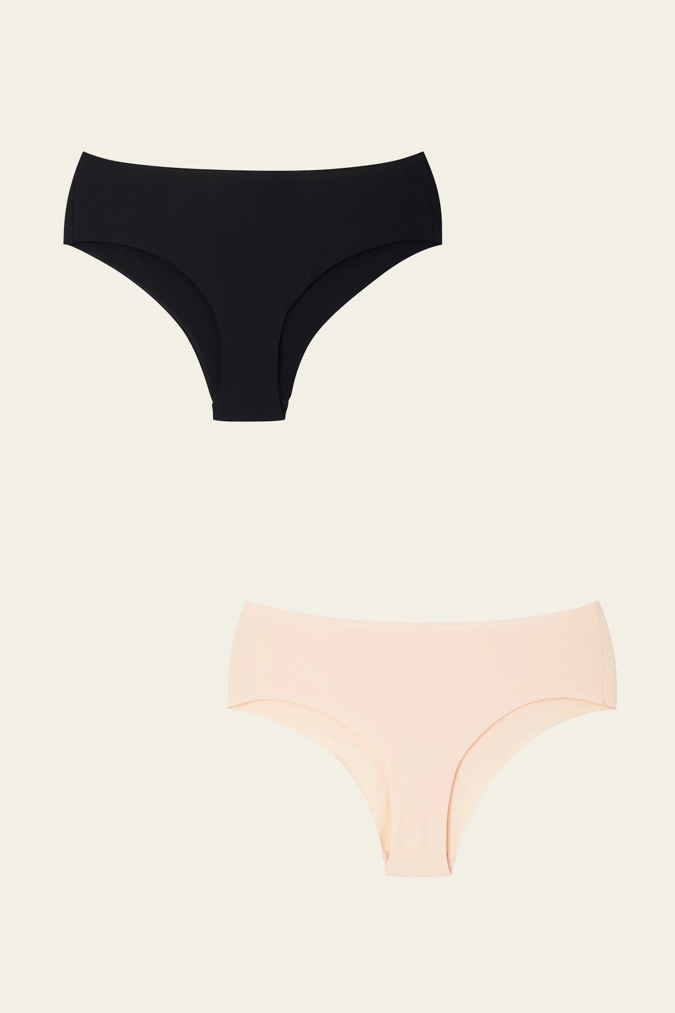 Duo shortys Essentiel Noir/Beige clair