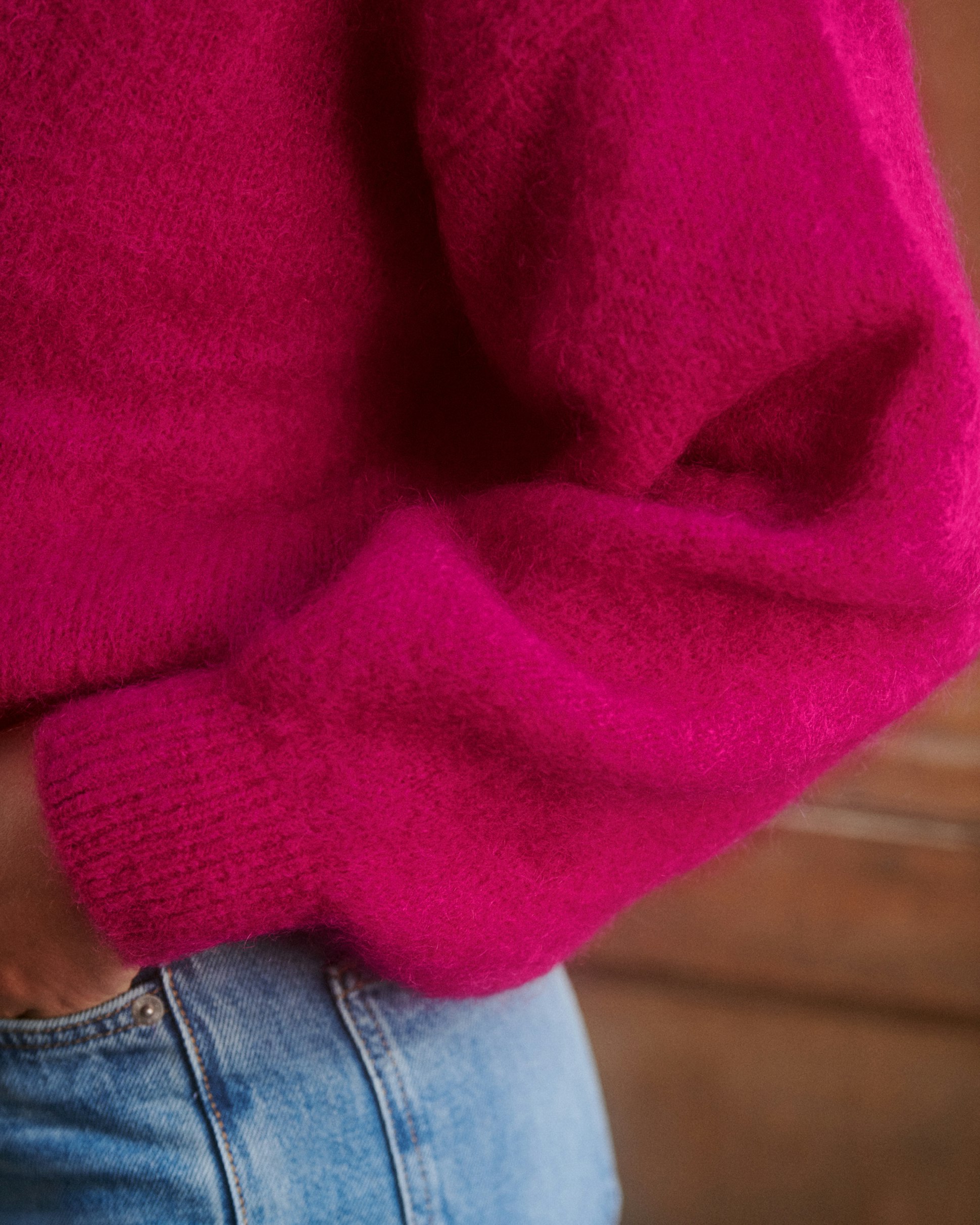 Pull Petit refuge Magenta