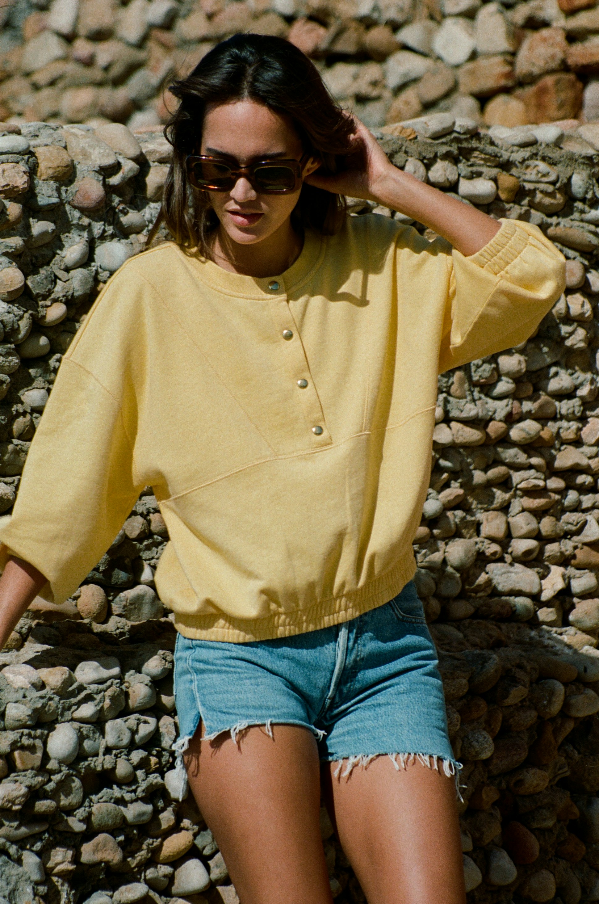 Ysé Sweat Par tous les temps Jaune