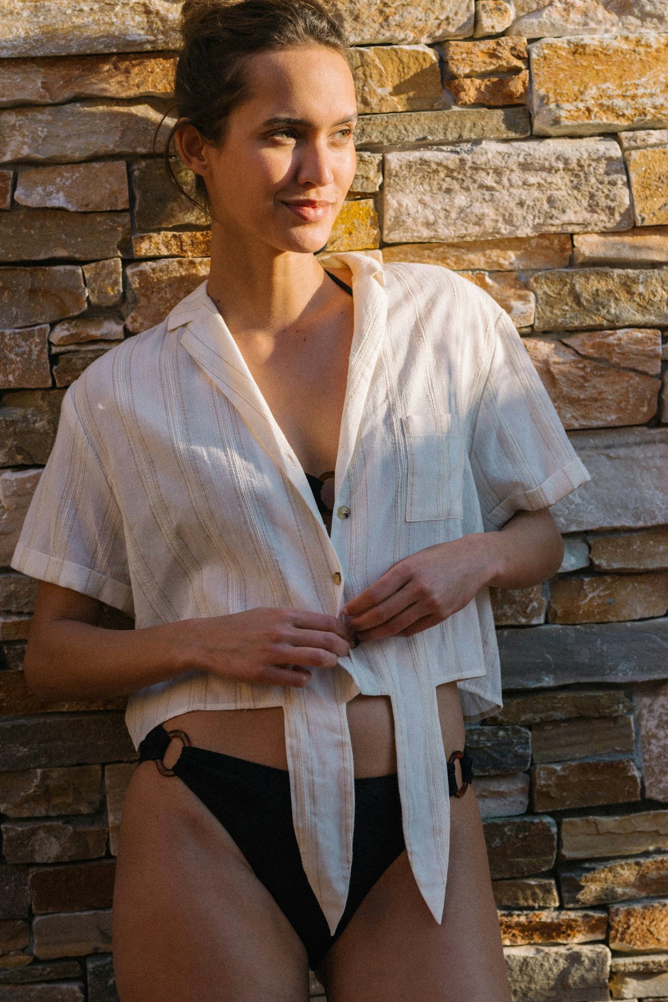 Shirt Doux refuge in ivory 