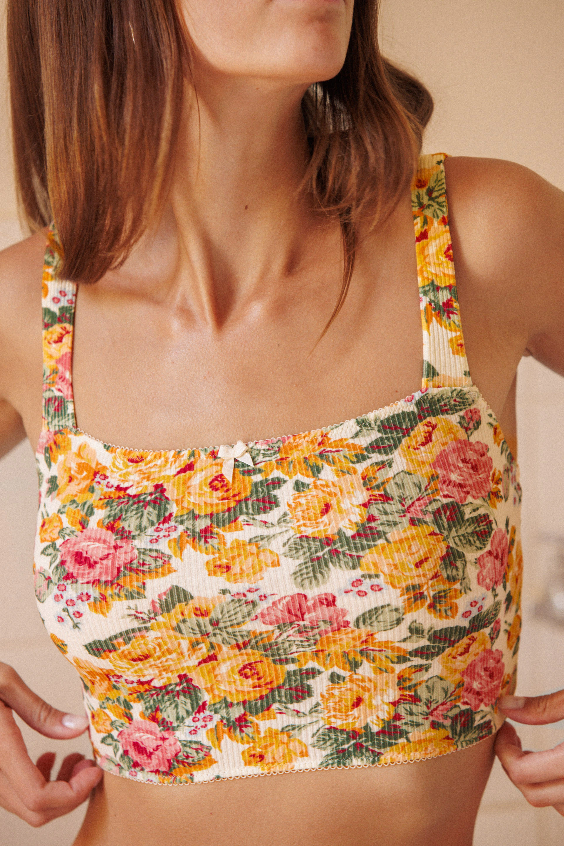 Crop top Toutes les filles Imprimé Faustine