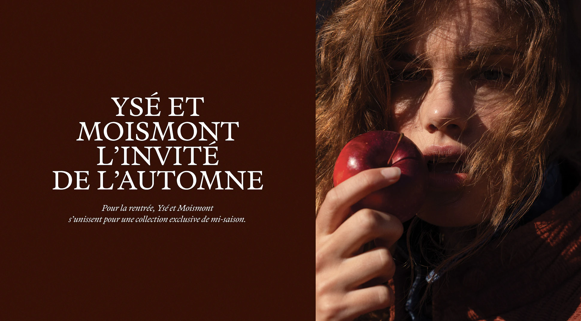 Ysé et Moismont - L'invité de l'automne
Pour la rentrée, Ysé et Moismont s'unissent pour une collection exclusive de mi-saison