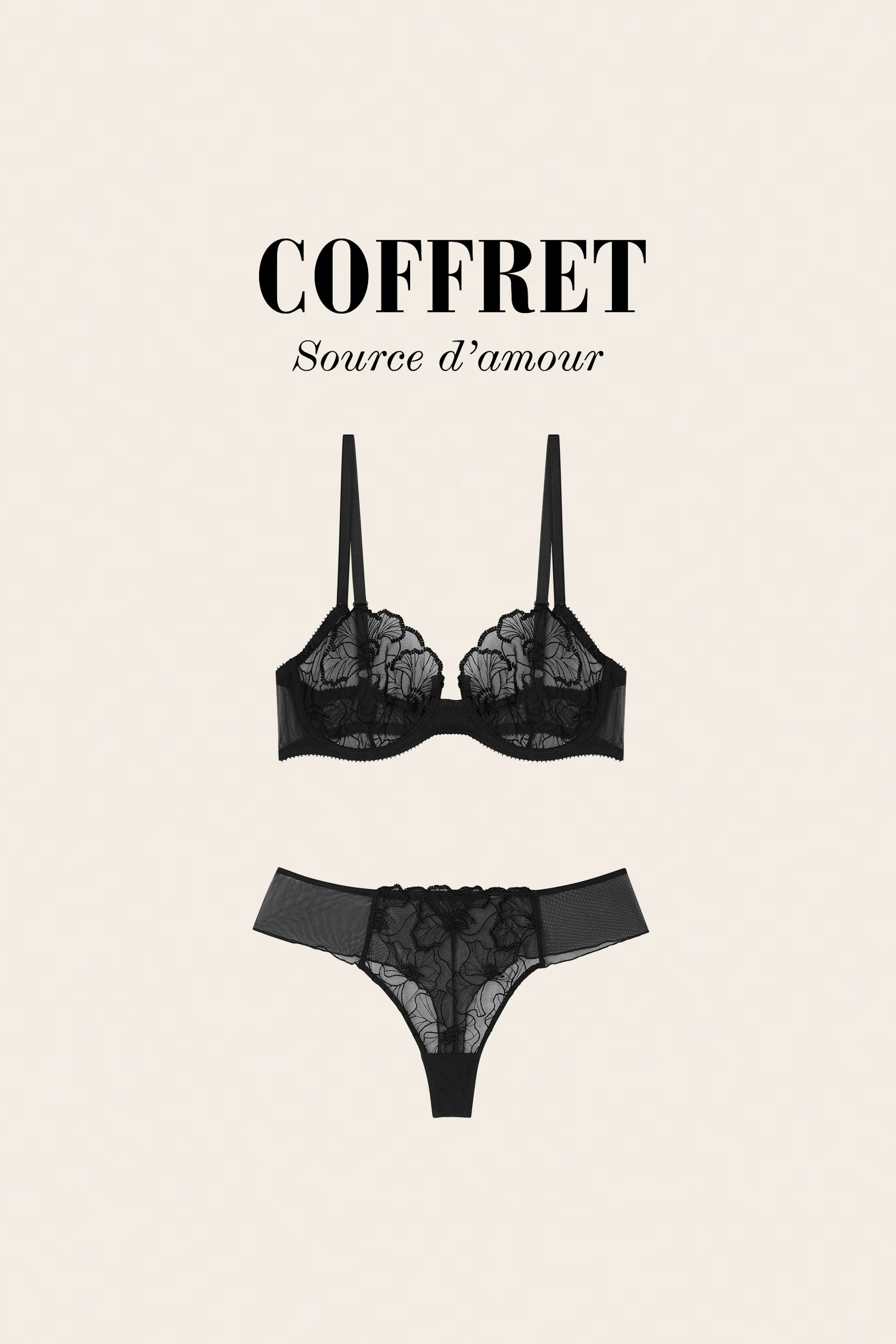 Coffret Source d'amour Noir