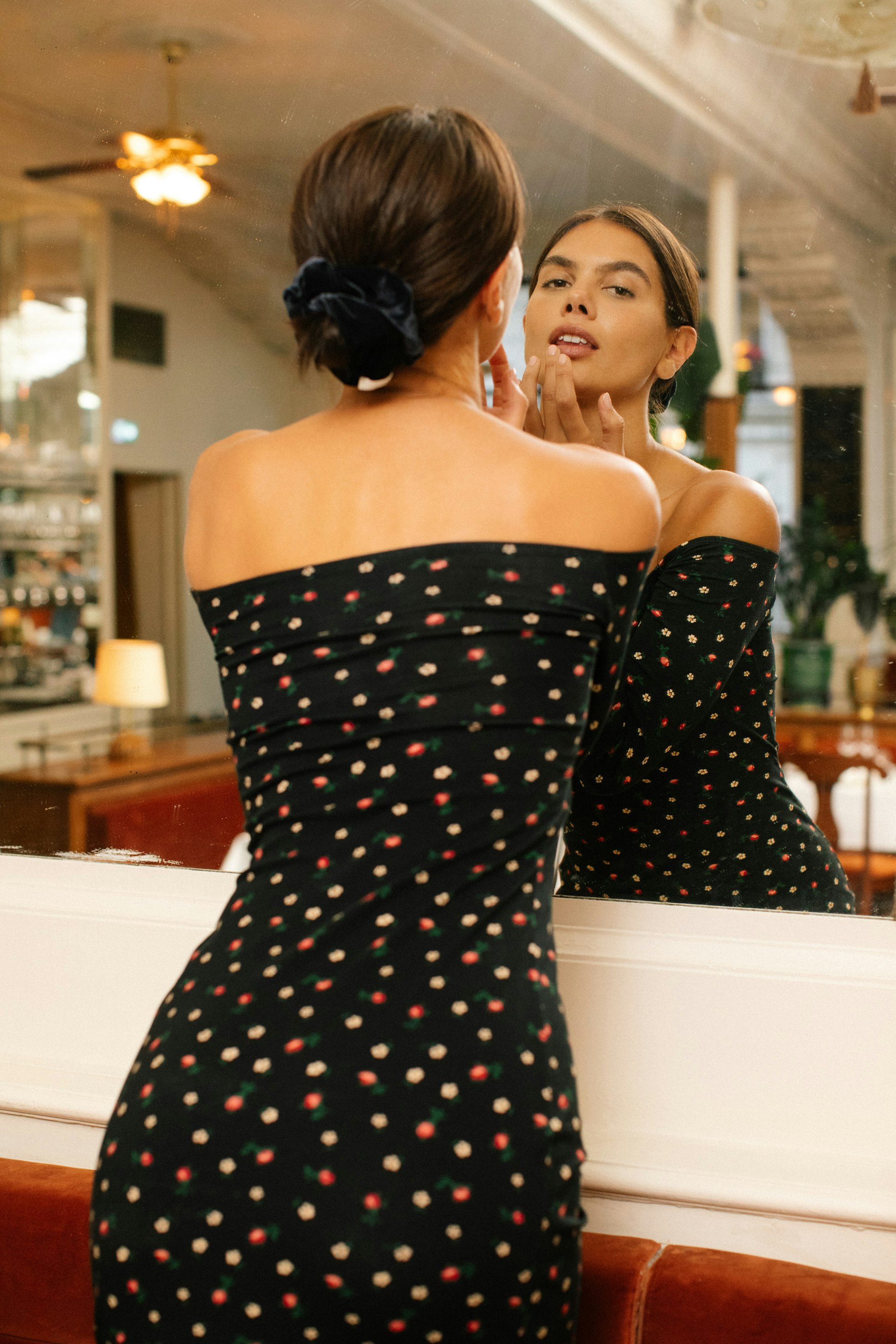 Robe En tête à tête imprimé georgia