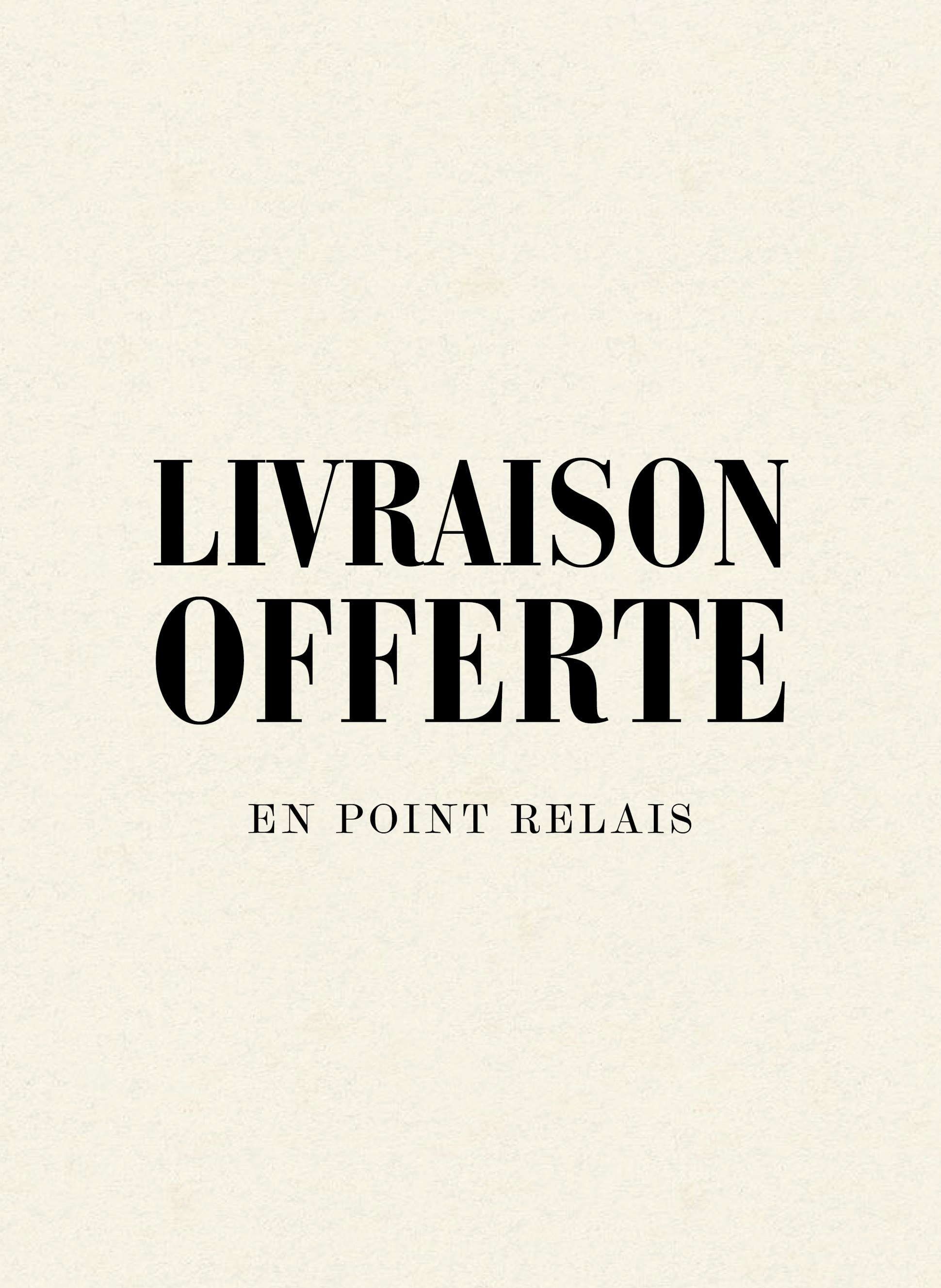 Livraison offerte