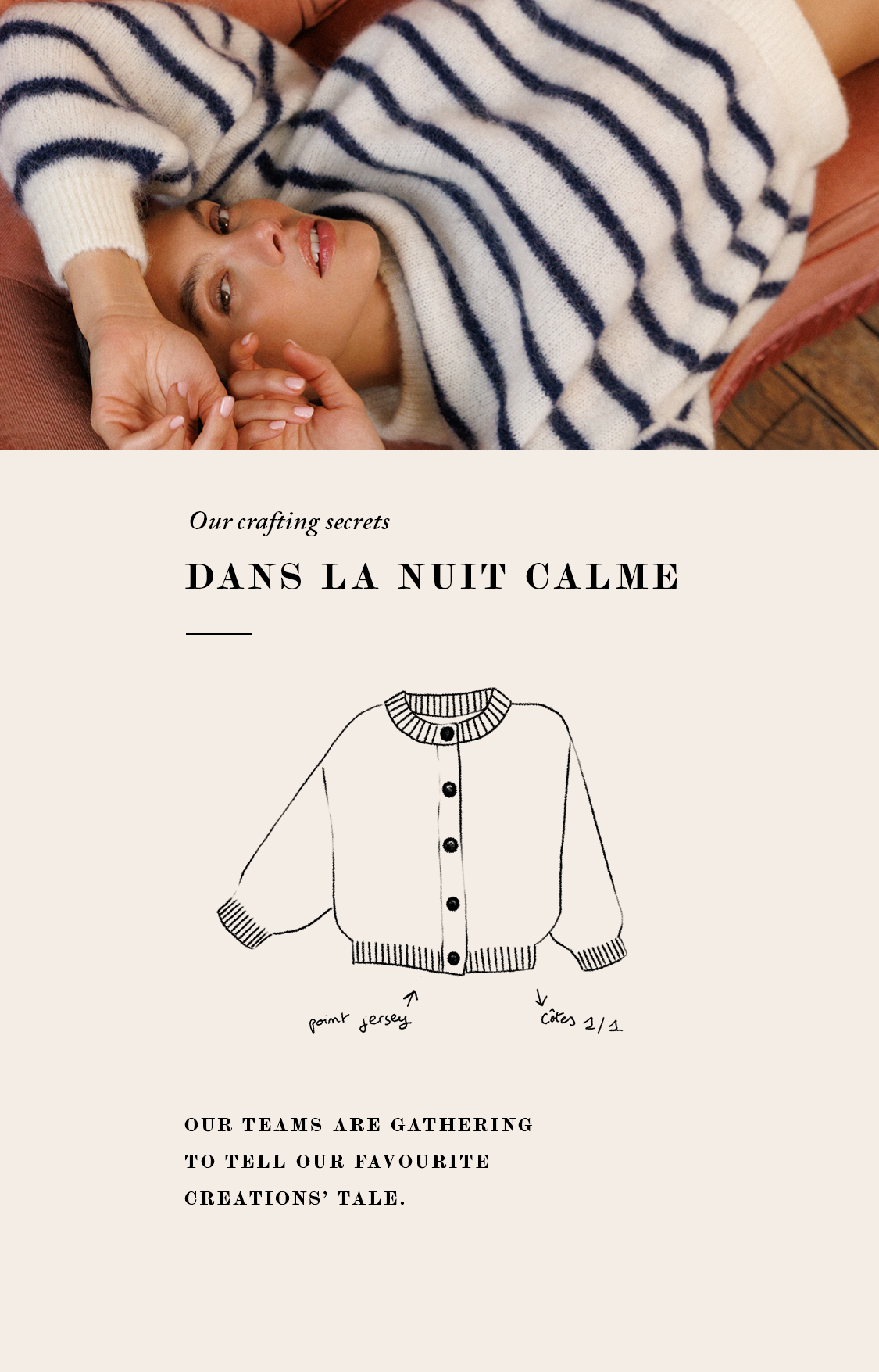 Les dessous de la création - Dans la nuit calme - Header EN mobile