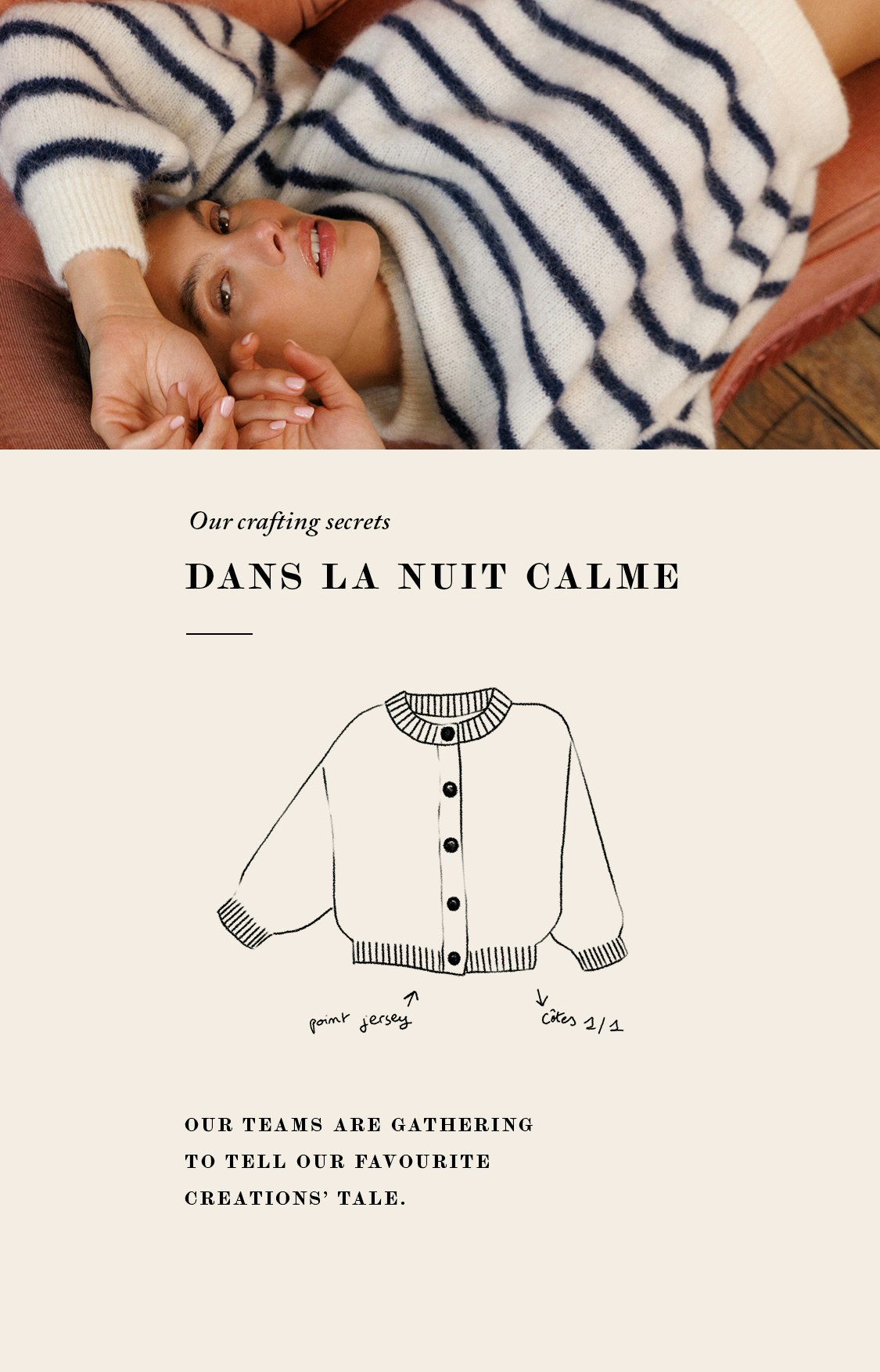 Les dessous de la création - Dans la nuit calme - Header EN mobile