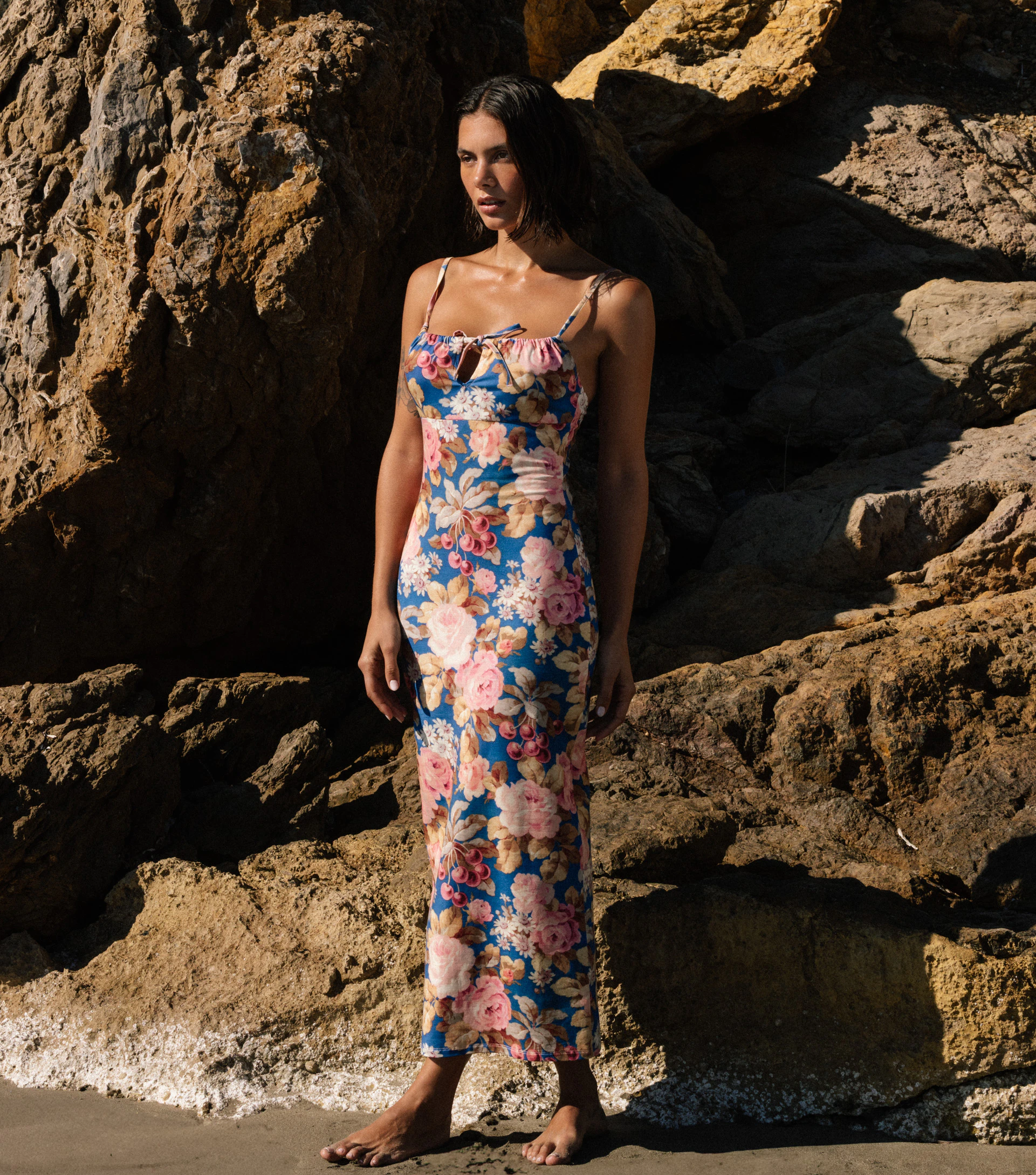 Robe La belle saison imprimé saudade
