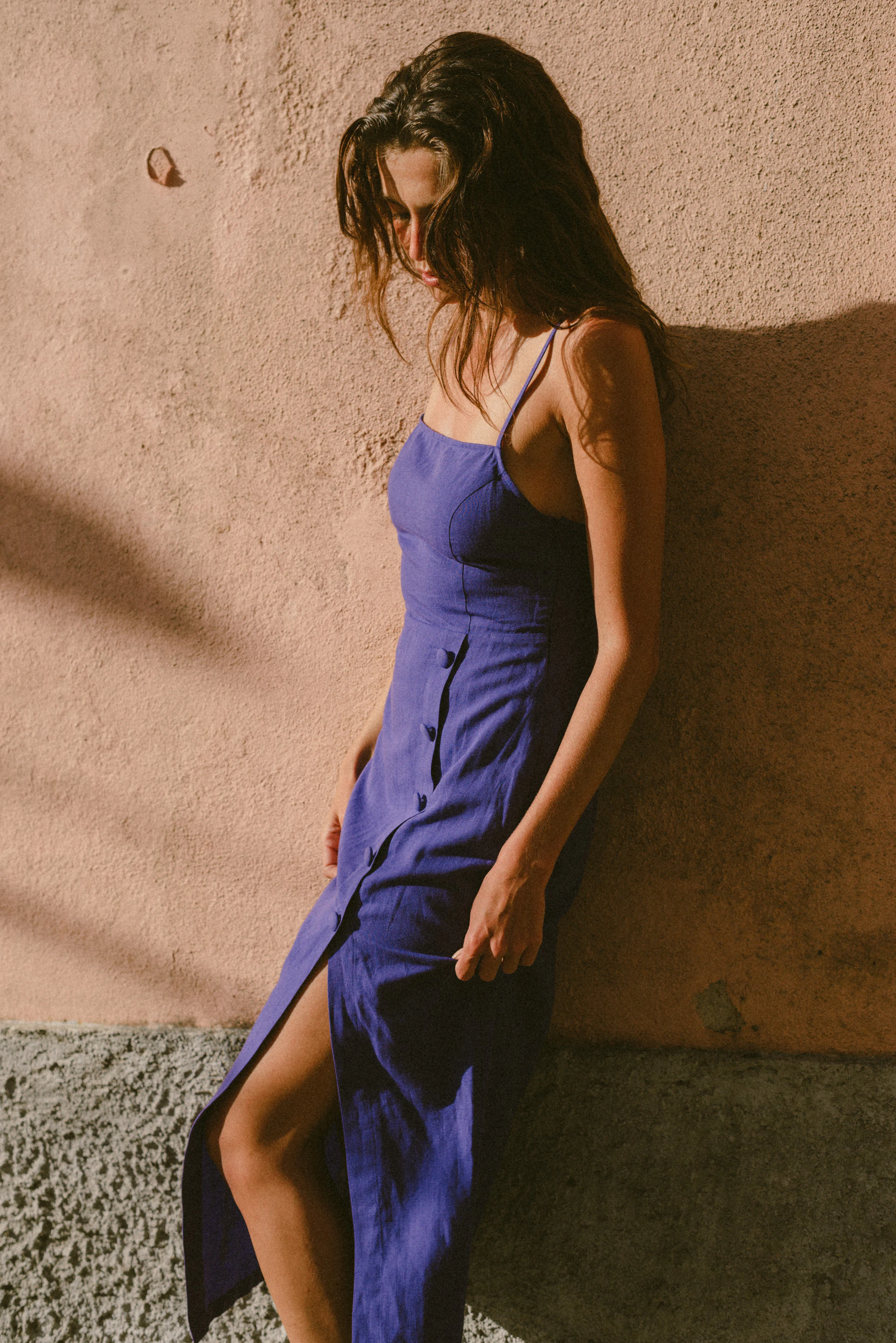 Robe L'heure espagnole bleu iris