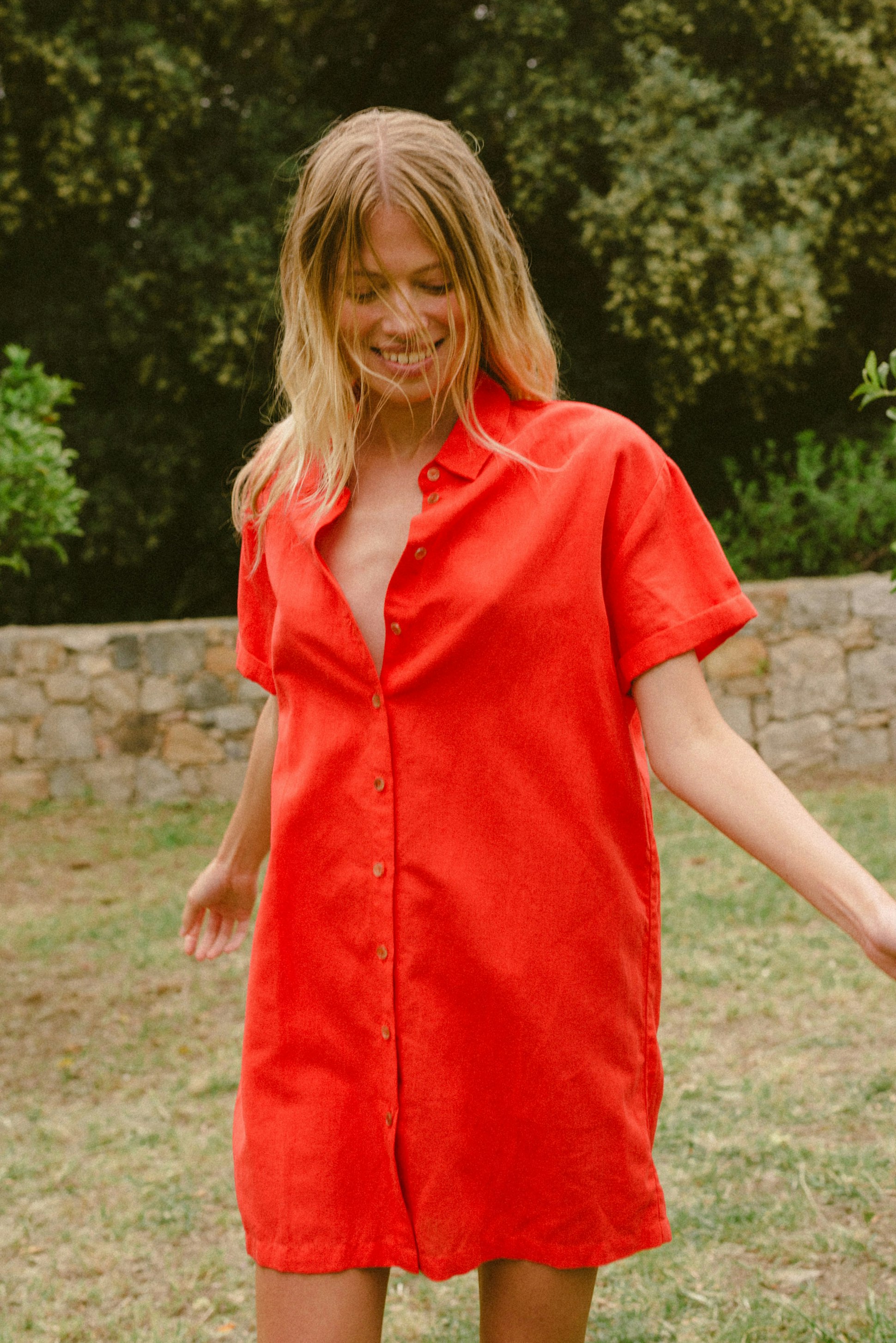 Robe Nuit à danser rouge