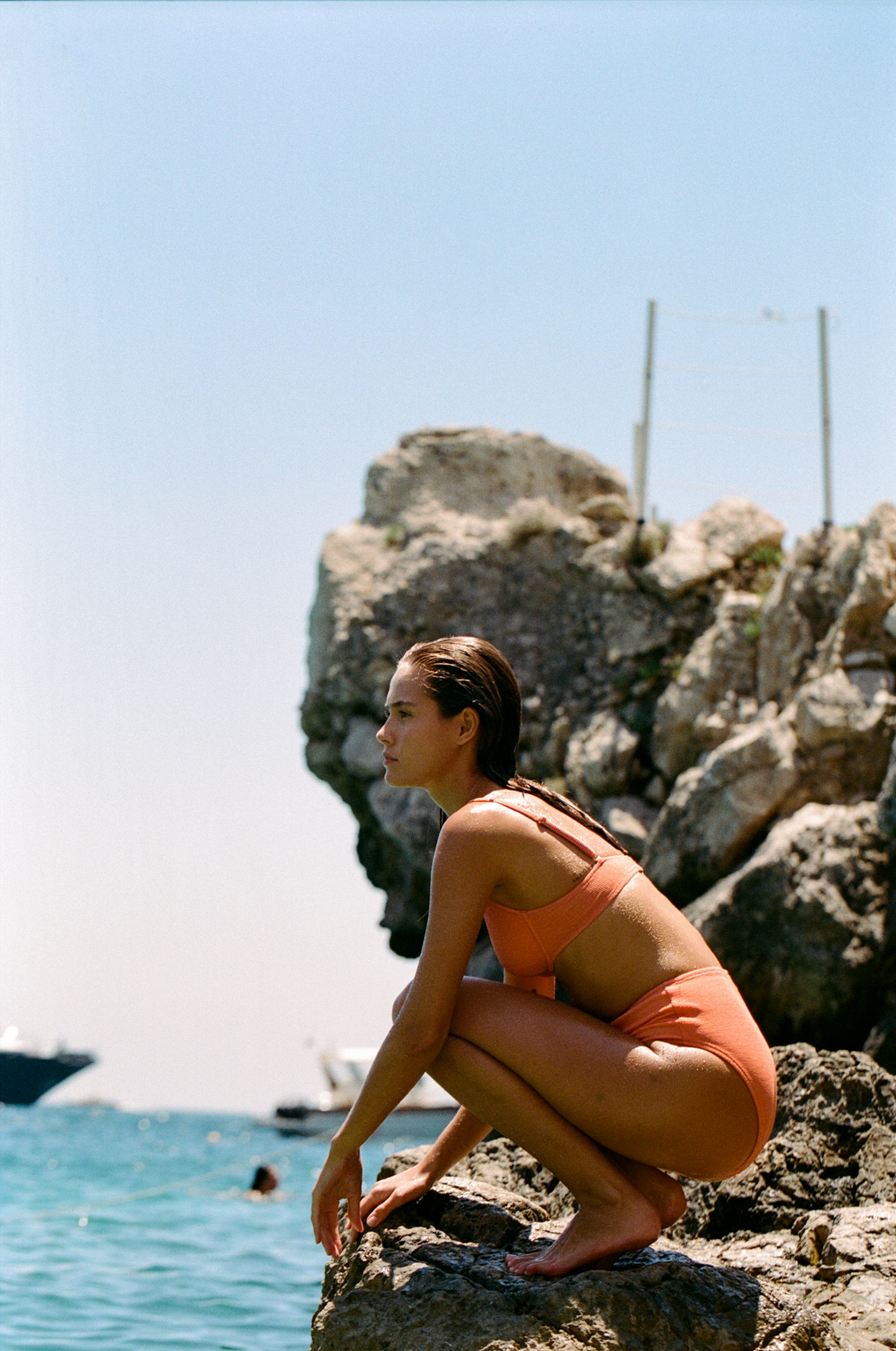 Corbeille Culotte haute Nouvel air Pêche