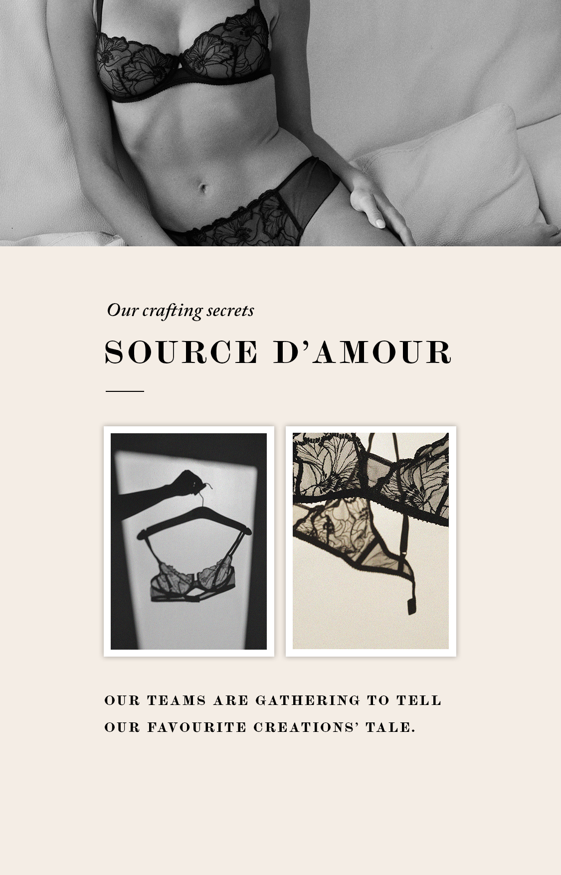 Les dessous de la création - Source d'amour