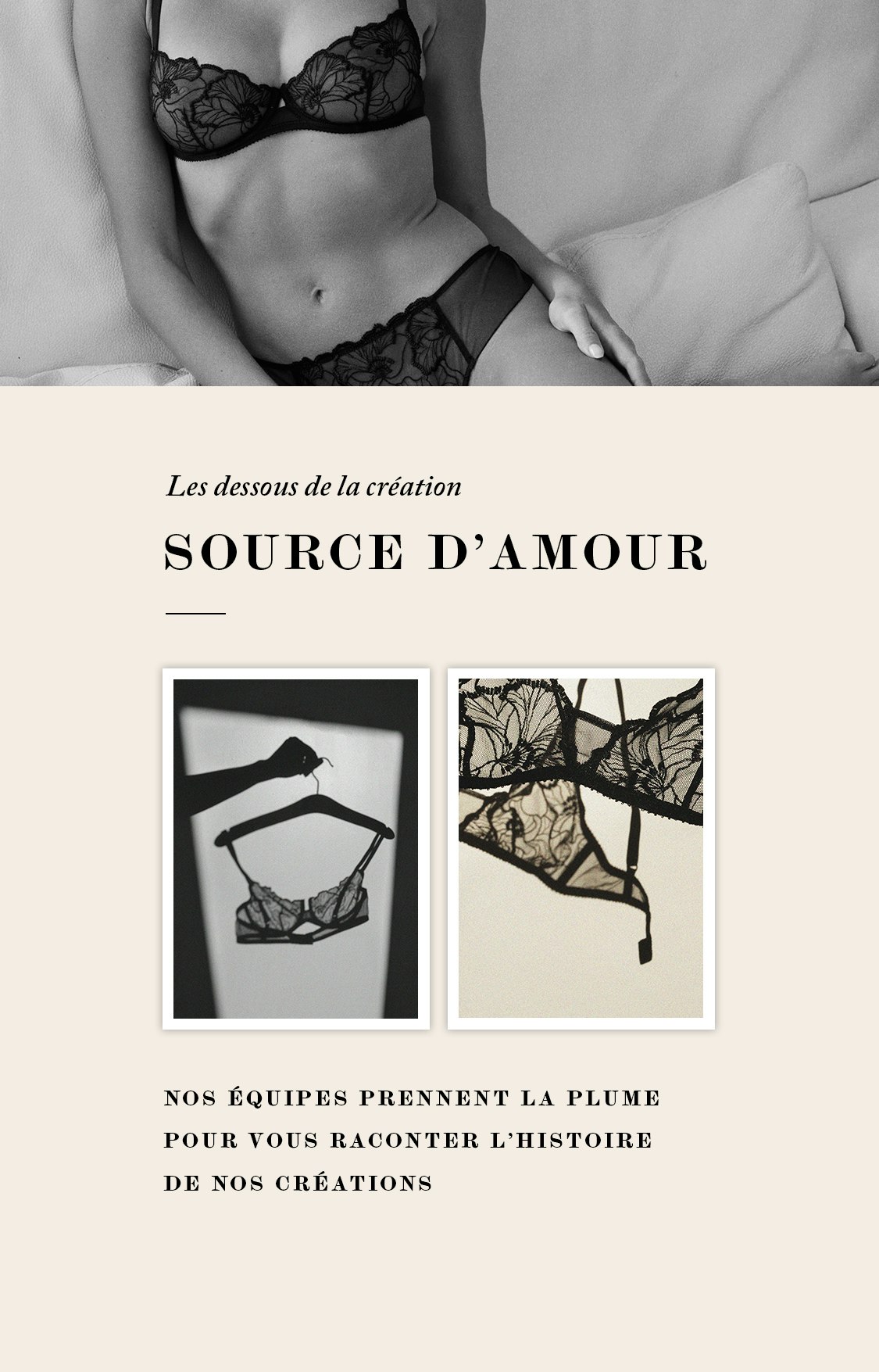 Les dessous de la création - Source d'amour