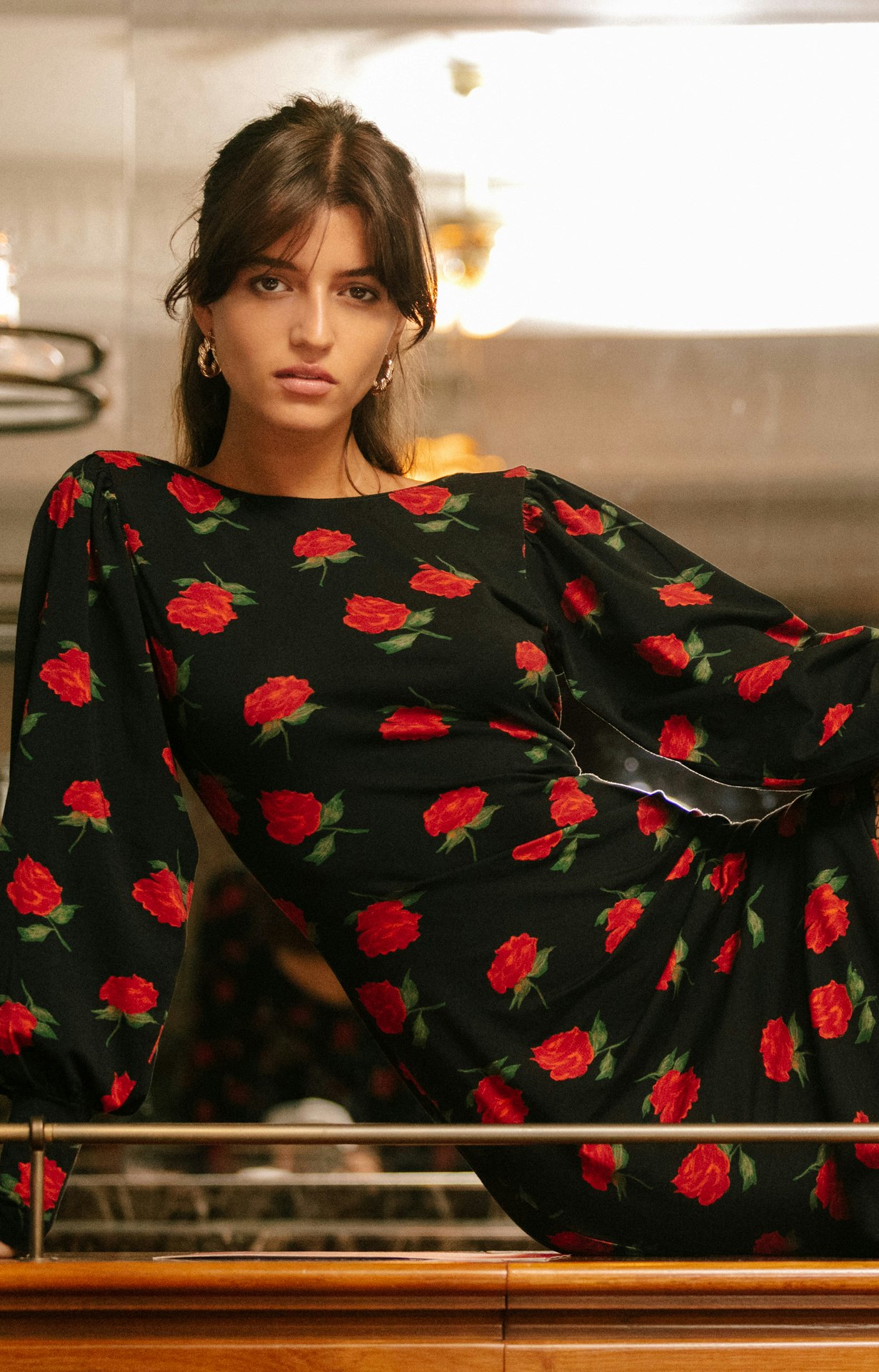 Robe Beauté intimidante imprimé rosemay