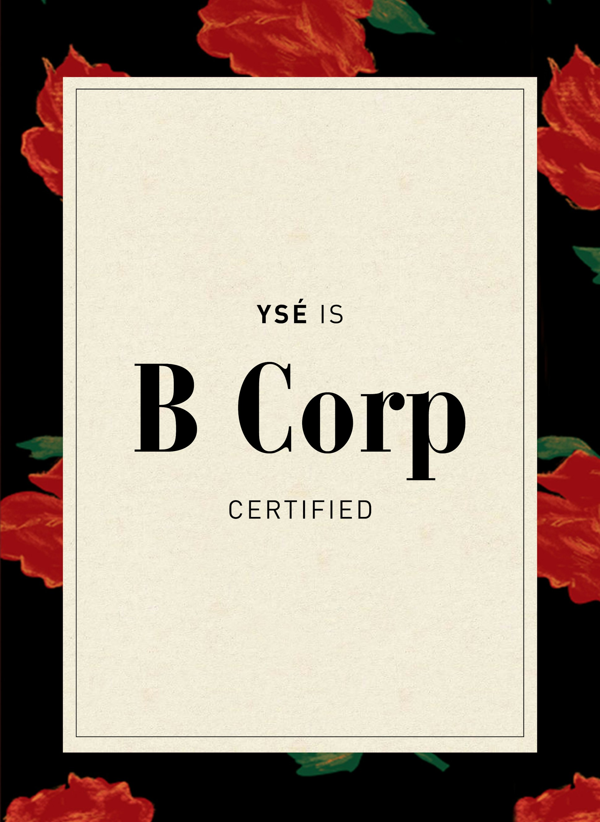 Ysé certifiée B corp