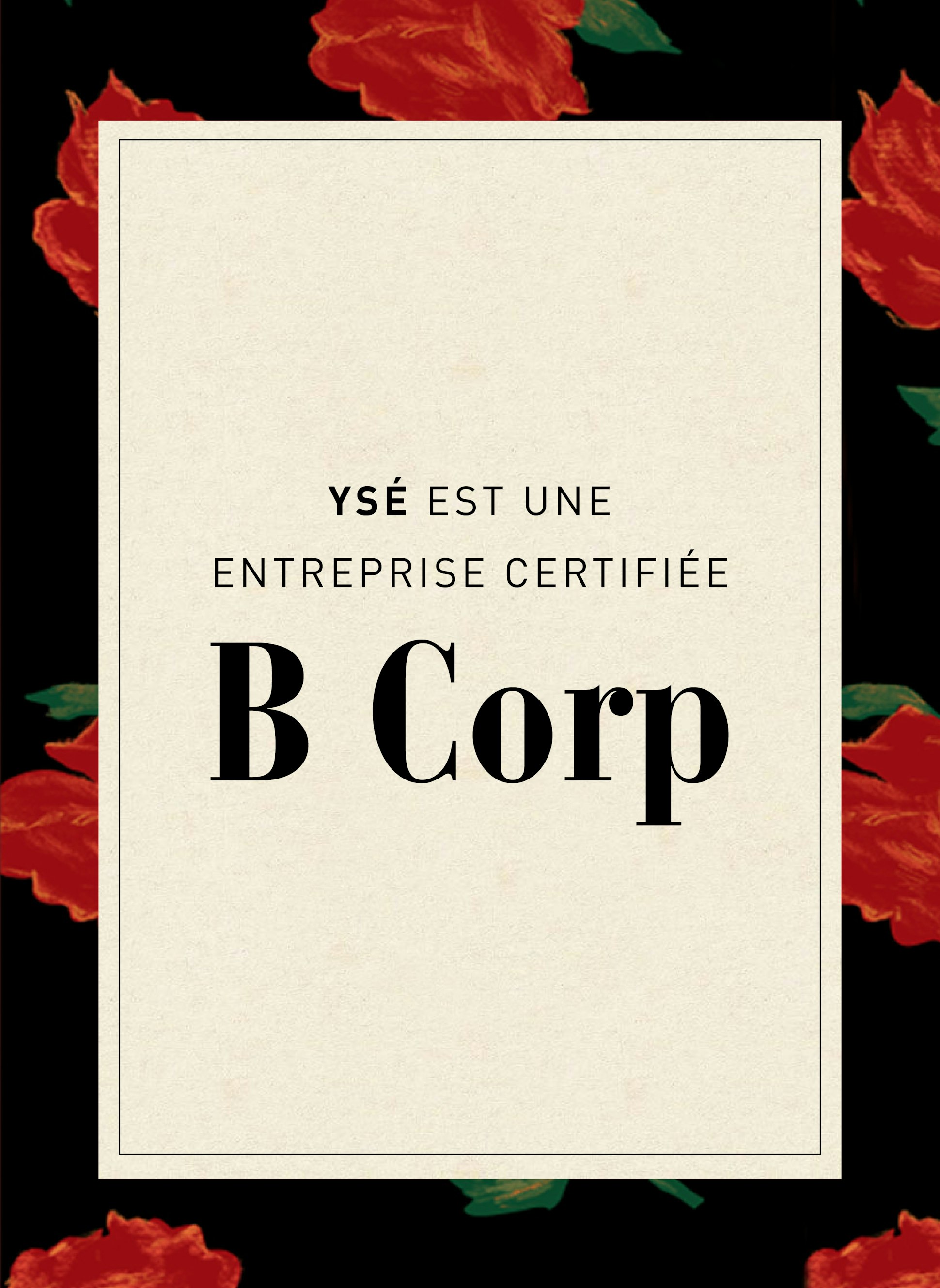 Ysé certifiée B corp