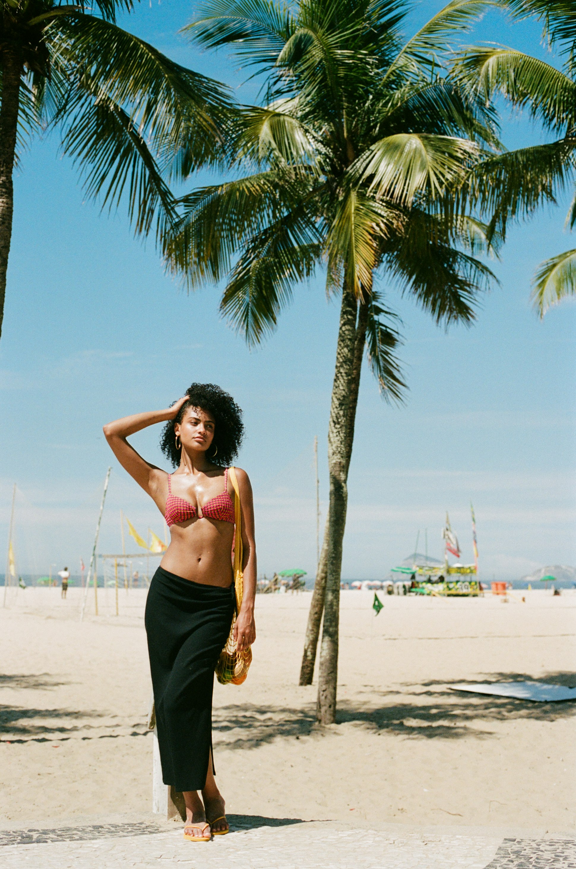 Jupe Chaleur tropicale noir