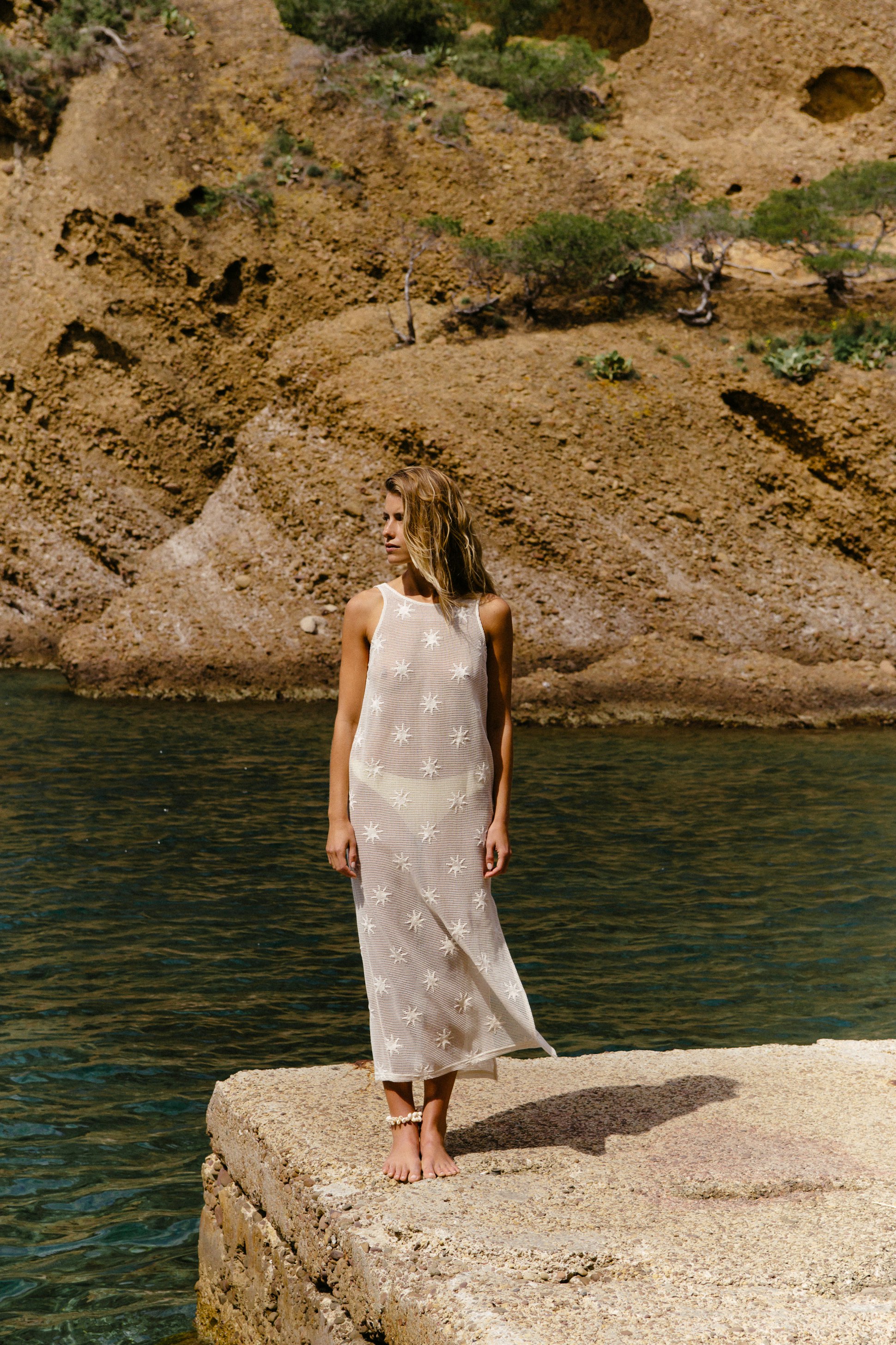 Robe Visage au vent vanille