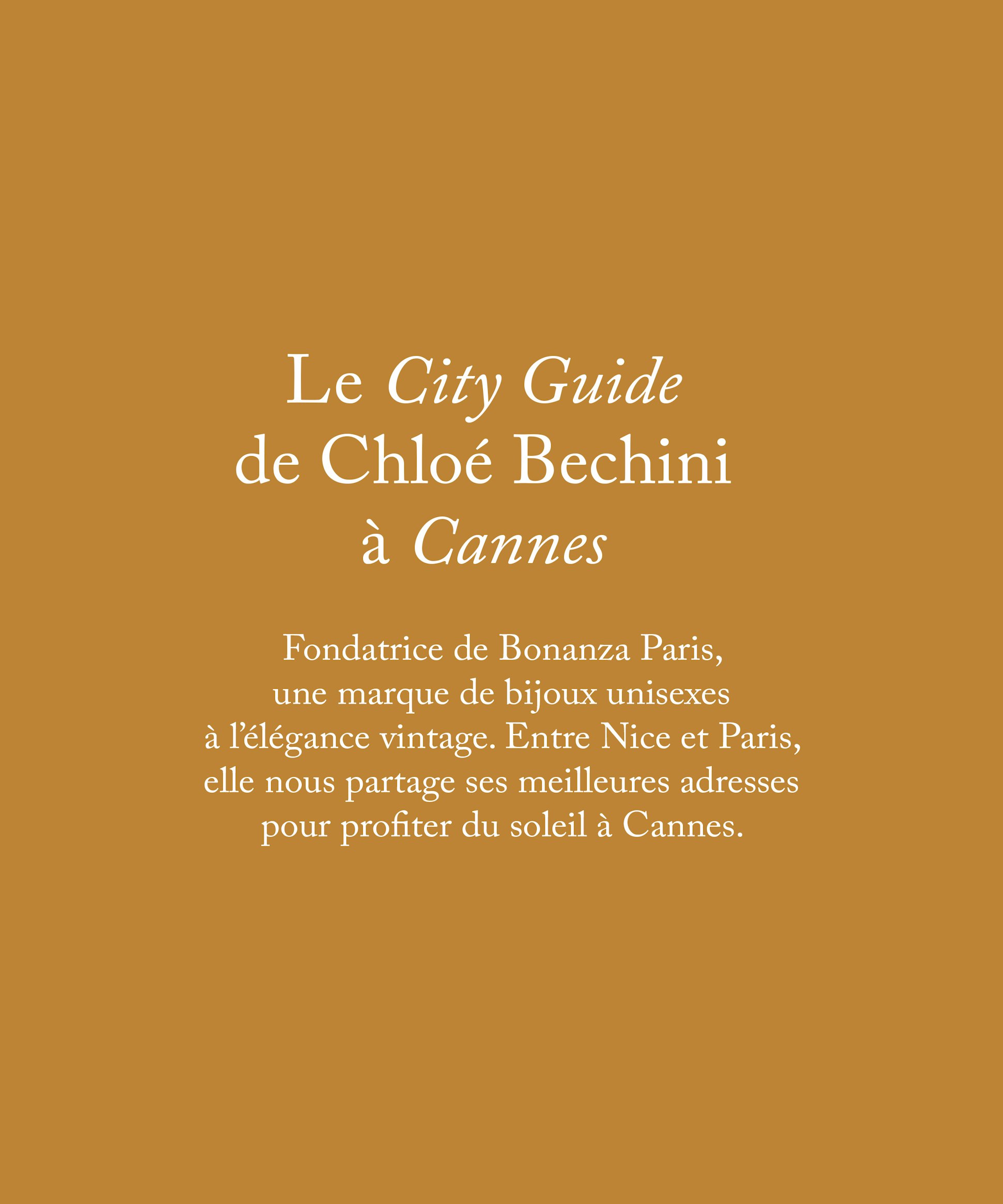 City guides - Cannes x The Host