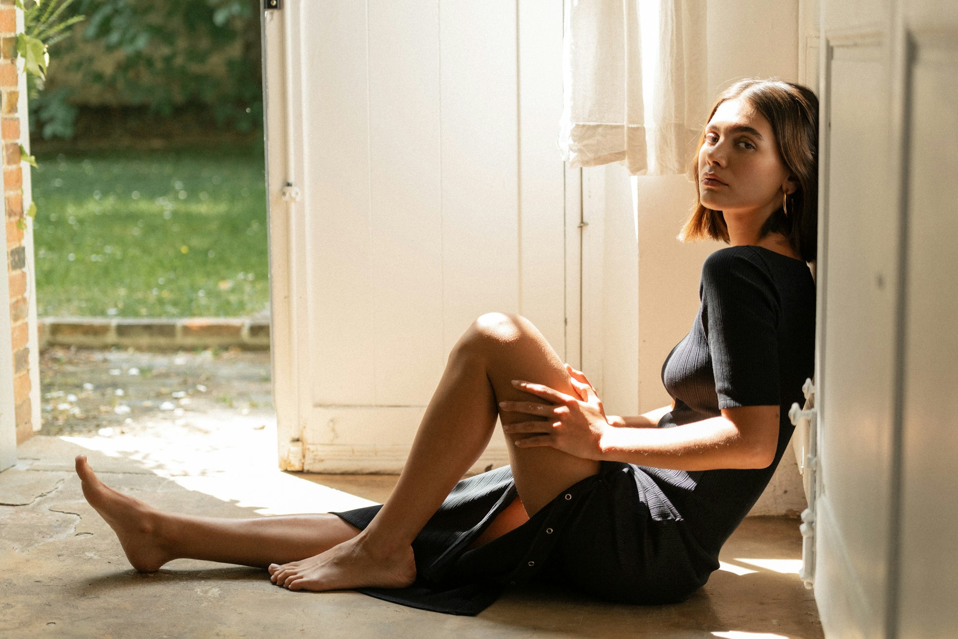 Robe Canopée dorée noir