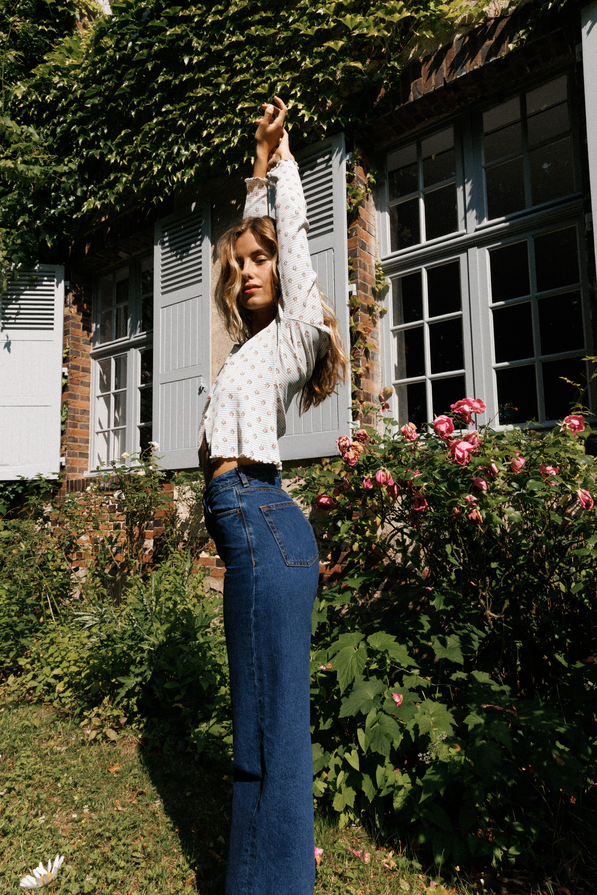 T-shirt manches longues Allumette amoureuse Imprimé vivienne